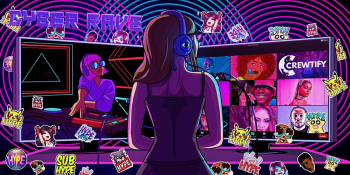 Cyber Rave: Enjoy DJ Sets, Dance & Vibe in Spotlights on ZOOM