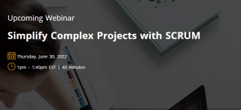 Webinar “Simplify Complex Projects with SCRUM”