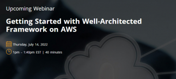Webinar &ldquo;Getting Started with Well-Architected Framework on&nbsp;AWS&rdquo;