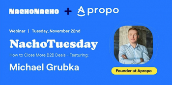 Seminar “How to Close More B2B Deals with the Founder of Apropo”