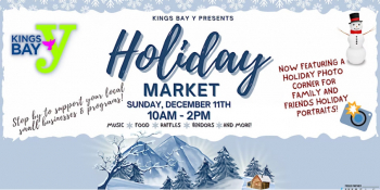 Holiday Market at Kings Bay Y with a Holiday Portrait Photo corner