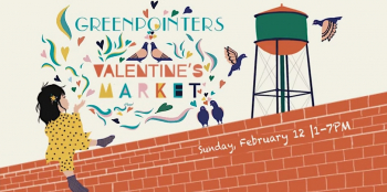 Greenpointers “Love is in the Air” Valentine’s Marker