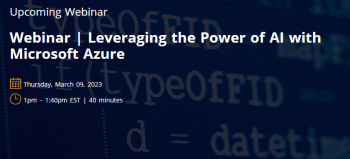 Webinar “Leveraging the Power of AI with Microsoft Azure”