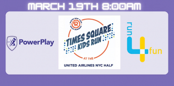 The Times Square Kids Run at the United Airlines NYC Half