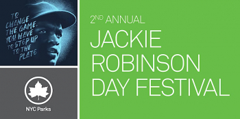 Volunteer at the 2nd Annual Jackie Robinson Day Festival