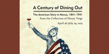 In-Person Lecture: Henry Voigt on American Menus