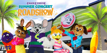 Chuck E. Cheese Summer Concert Road Show Live In Brooklyn