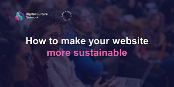 Webinar “How to make your website more sustainable”