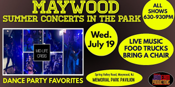 Free concert — Mid-Life Crisis — Borough of Maywood