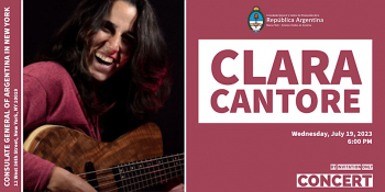 Clara Cantore in concert — Serenade for one’s land