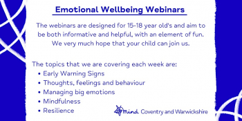 Emotional Wellbeing Webinar (15-18)