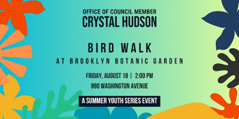 Guided Bird Walk at Brooklyn Botanic Garden