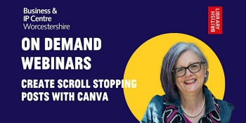 On Demand Webinars “Create scroll stopping posts with Canva”