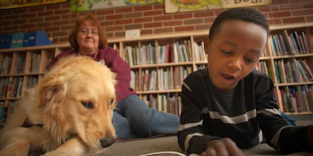 R.E.A.D. with a Therapy Dog at Van Nest Library