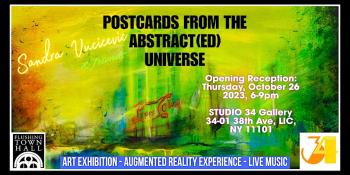 Art Exhibition + Augmented Reality — Postcards from the Abstracted Universe
