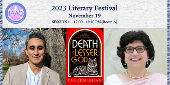 Literary Festival Book Talk — Vaseem Khan with Nev March
