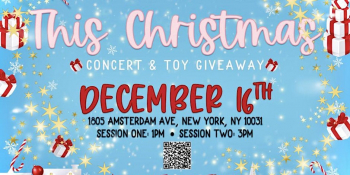 “This Christmas” Concert & Toy Giveaway