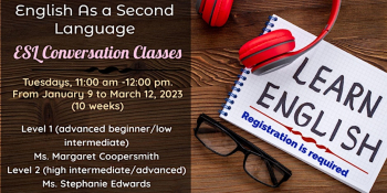 English as a Second Language Conversation Classes — Level 1