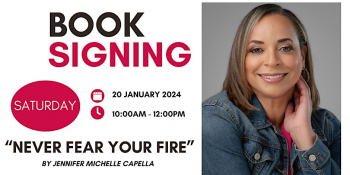 Book Signing “Never Fear Your Fire”