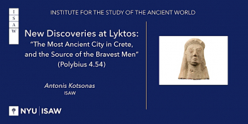Lecture “New Discoveries at Lyktos”
