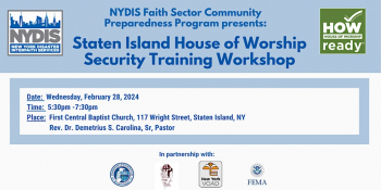 Staten Island House of Worship Security Workshop