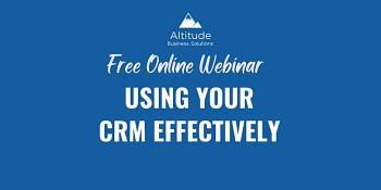 Webinar “Using your CRM Effectively”