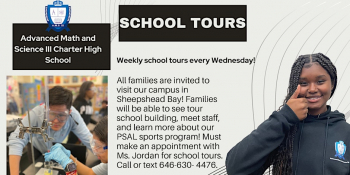 AMS III Charter High School — Wednesday Weekly School tours