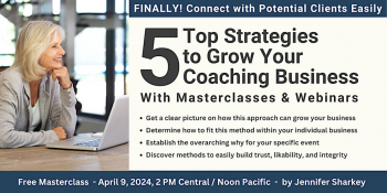 Webinar “5 Top Strategies to Grow Your Coaching Business with Masterclasses”