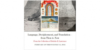 In-Person Lecture “Didier Mutel on Language, Decipherment, and Translation”