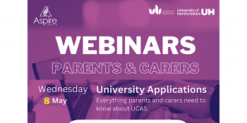 University Applications Webinar for Parents and Carers