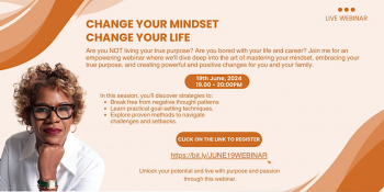 Webinar “Change Your Mindset, Change Your Life”