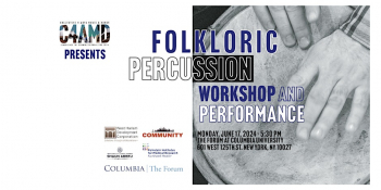 Folk Percussion Workshop and Performance