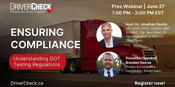 Webinar “Ensuring Compliance: Understanding DOT Testing Regulations”