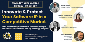 Webinar “Innovate and Protect Your Software IP in a Competitive Market”