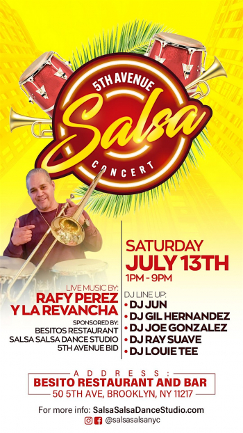 5th Avenue Free Salsa Concert