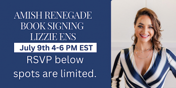 Amish Renegade Book Signing &ldquo;Lizzie Ens&rdquo; new book