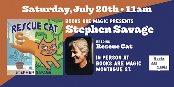In-Store: Storytime with Stephen Savage: &ldquo;Rescue Cat&rdquo;