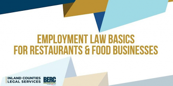 Webinar &ldquo;ICLS Employment Law Basics for Restaurants &&nbsp;Food Businesses&rdquo;