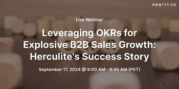 Webinar “Leveraging OKRs for Explosive B2B Sales Growth: Herculite’s Success Story”