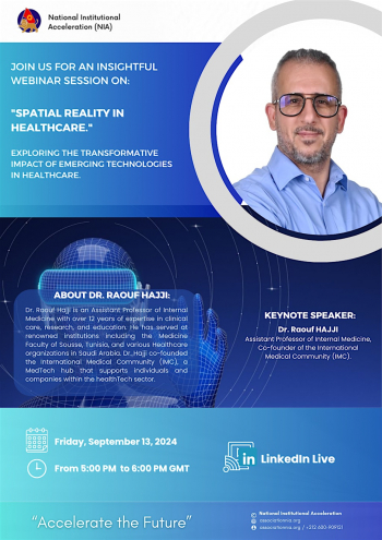 Webinar “Sapcial Reality in Healthcare”