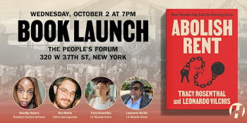 Abolish Rent Book Launch &ldquo;Organizing for a&nbsp;World Without Landlords&rdquo;