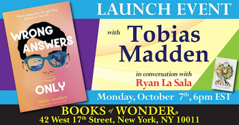 Book Launch &ldquo;Wrong Answers Only&rdquo; by&nbsp;Tobias Madden