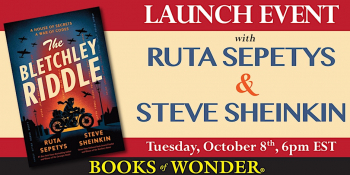 Book Launch &ldquo;The Bletchley Riddle&rdquo; by&nbsp;Ruta Sepetys &&nbsp;Steve Sheinkin