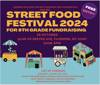 Street food Festival at&nbsp;Queens college for math science and technology