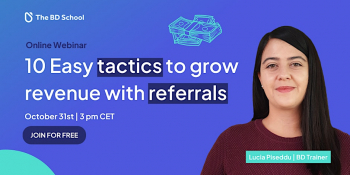 Webinar &ldquo;10&nbsp;Easy tactics to&nbsp;grow revenue with referrals&rdquo;