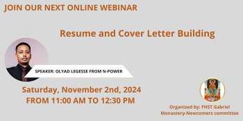 Resume and Cover Letter Building Webinar