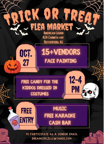 Trick Or&nbsp;Treating Flea Market