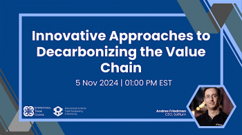 Webinar &ldquo;Innovative Approaches to&nbsp;Decarbonizing the Value Chain&rdquo;