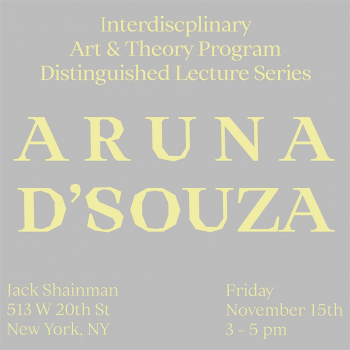 Distinguished Lecture Series: Aruna D&rsquo;Souza