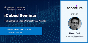 iCubed Seminar: Nayan Paul, Accenture (Talk&nbsp;2)
